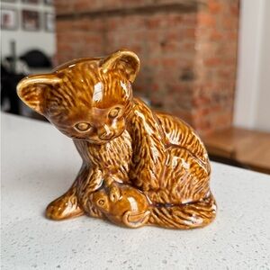 Vintage Cat and Mouse figurine